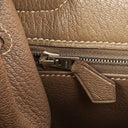 Hermes Kelly 32 Sellier Étoupe Chevre Mysore Palladium Hardware, 2006