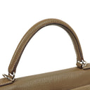 Hermes Kelly 32 Sellier Étoupe Chevre Mysore Palladium Hardware, 2006