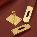 Hermes Kelly 32 Sellier Rouge H Box Calf Gold Hardware, 1983