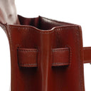 Hermes Kelly 32 Sellier Rouge H Box Calf Gold Hardware, 1983