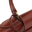 Hermes Kelly 32 Sellier Rouge H Box Calf Gold Hardware, 1983