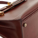 Hermes Kelly 32 Sellier Rouge H Box Calf Gold Hardware, 1983