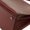 Hermes Kelly 32 Sellier Rouge H Box Calf Gold Hardware, 1983