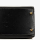 Hermes Kelly 32 Sellier Vintage Black Box Calf With Gold Hardware, 2003