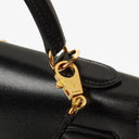 Hermes Kelly 32 Sellier Vintage Black Box Calf With Gold Hardware, 2003
