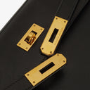 Hermes Kelly 32 Sellier Vintage Black Box Calf With Gold Hardware, 2003