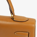 Hermes Kelly 32 Sellier Gold Courchevel GHW, 1990