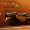 Hermes Kelly 32 Sellier Vintage Natural Chamonix With Gold Hardware, 1977