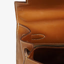 Hermes Kelly 32 Sellier Vintage Natural Chamonix With Gold Hardware, 1977