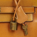 Hermes Kelly 32 Vintage Sellier Gold Courchevel Leather With Gold Hardware, 1981