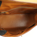 Hermes Kelly 32 Vintage Sellier Gold Courchevel Leather With Gold Hardware, 1981