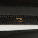 Hermes Kelly 32 Vintage Sellier Black Box Calf With Gold Hardware, 1987