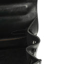 Hermes Kelly 32 Vintage Sellier Black Box Calf With Gold Hardware, 1987
