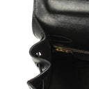 Hermes Kelly 32 Vintage Sellier Black Box Calf With Gold Hardware, 1987