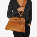 Hermes Kelly 35 Retourne Gold Ardennes Gold Hardware