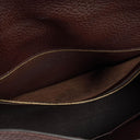 Hermès Kelly 35 Retourne Marron Fonce Fjord Leather With Gold Hardware