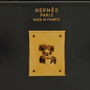 Hermes Kelly 35 Retourne Vintage Black Box Calf Gold Hardware,1987
