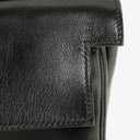 Hermes Kelly 35 Retourne Vintage Black Box Calf Gold Hardware,1987
