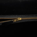 Hermes Kelly 35 Retourne Vintage Black Box Calf Gold Hardware,1987