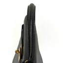 Hermes Kelly 35 Sellier Vintage Black Box Calf With Gold Hardware, 1977