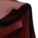 Hermes Kelly 35 Vintage Sellier Rouge H Box Calf With Gold Hardware, 1977