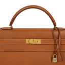 Hermes Kelly 40 Vintage Sellier Gold Courchevel With Gold Hardware