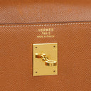 Hermes Kelly 40 Vintage Sellier Gold Courchevel With Gold Hardware