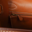 Hermes Kelly 40 Vintage Sellier Gold Courchevel With Gold Hardware
