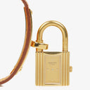 Hermes Kelly Beige Leather Gold Plated Watch