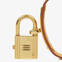 Hermes Kelly Beige Leather Gold Plated Watch