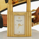 Hermes Kelly Courchevel Leather Gold Plated Watch
