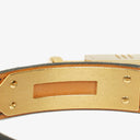 Hermes Kelly Courchevel Leather Gold Plated Watch