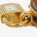 Hermes Kelly Courchevel Leather Gold Plated Watch