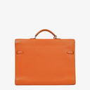 Hermes Kelly Depeche 38 Orange Epson Leather Bag