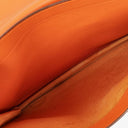 Hermes Kelly Depeche 38 Orange Epson Leather Bag