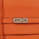 Hermes Kelly Depeche 38 Orange Epson Leather Bag