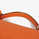 Hermes Kelly Depeche 38 Orange Epson Leather Bag
