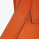 Hermes Kelly Depeche 38 Orange Epson Leather Bag