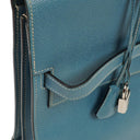 Hermes Kelly Depeches 34 Bleu Jean Epsom With Palladium Hardware, 2006