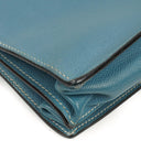 Hermes Kelly Depeches 34 Bleu Jean Epsom With Palladium Hardware, 2006
