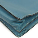 Hermes Kelly Depeches 34 Bleu Jean Epsom With Palladium Hardware, 2006