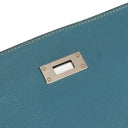 Hermes Kelly Depeches 34 Bleu Jean Epsom With Palladium Hardware, 2006