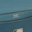 Hermes Kelly Depeches 34 Bleu Jean Epsom With Palladium Hardware, 2006