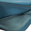 Hermes Kelly Depeches 34 Bleu Jean Epsom With Palladium Hardware, 2006
