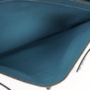 Hermes Kelly Depeches 34 Bleu Jean Epsom With Palladium Hardware, 2006