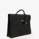 Hermes Kelly Depeches 37 Black Box With Palladium Hardware, 2003