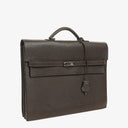 Hermes Kelly Depeches 38 Macassar Epsom Leather With Palladium Hardware
