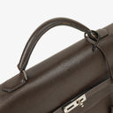 Hermes Kelly Depeches 38 Macassar Epsom Leather With Palladium Hardware