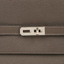 Hermes Kelly Depeches 38 Macassar Epsom Leather With Palladium Hardware