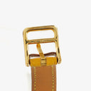 Hermes Kelly Leather Gold Plated Watch